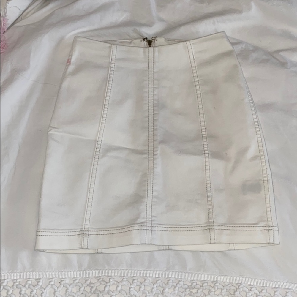white free people skirt!